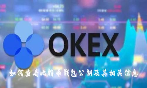 如何查看比特币钱包公钥及其相关信息
